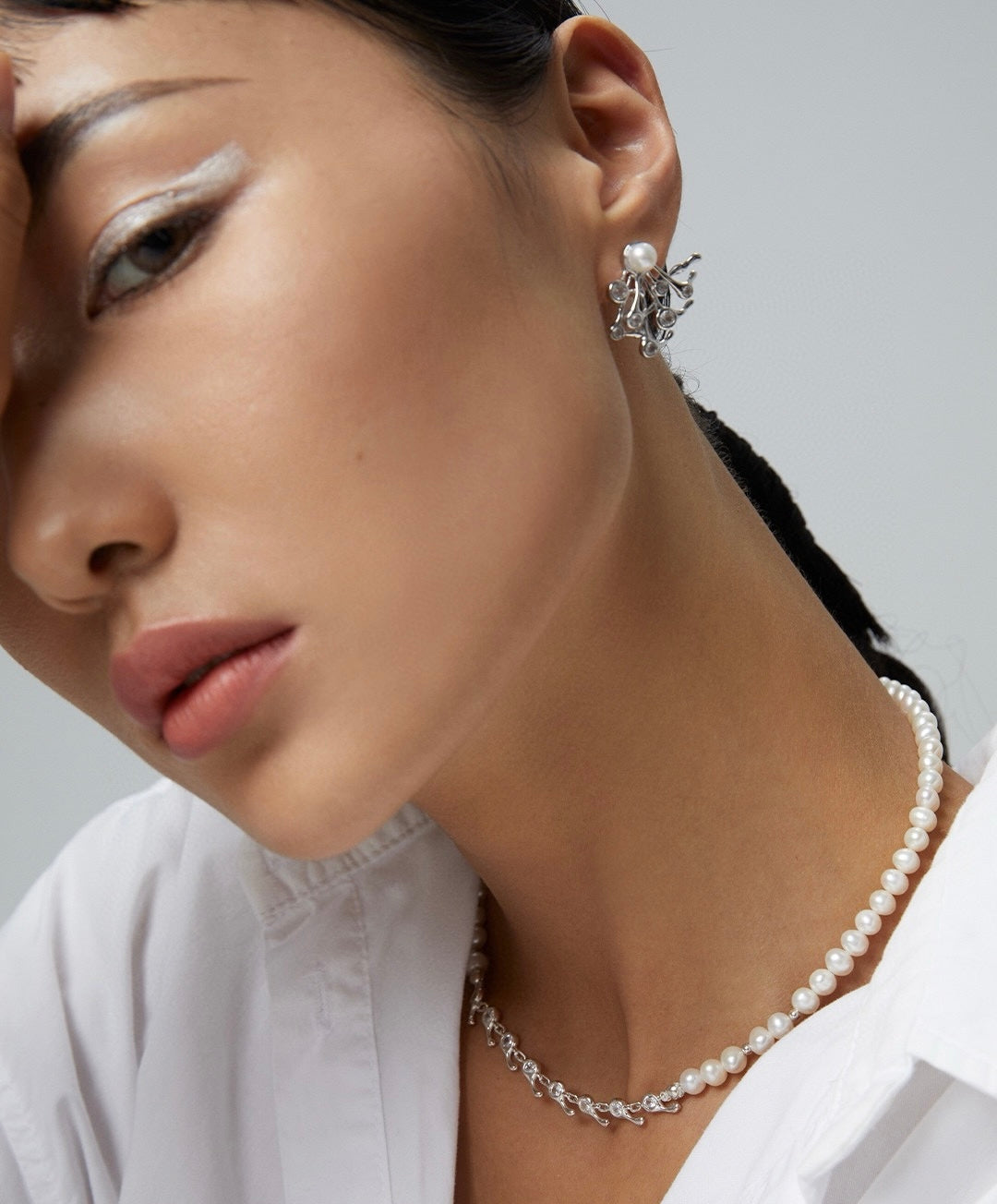 Pearl Branch Earrings