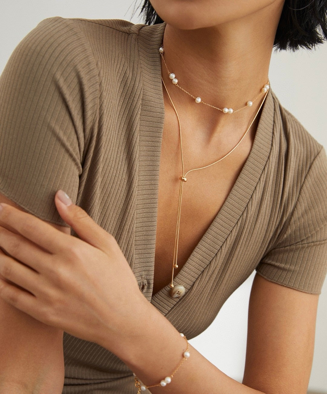 Elena Pearl Necklace