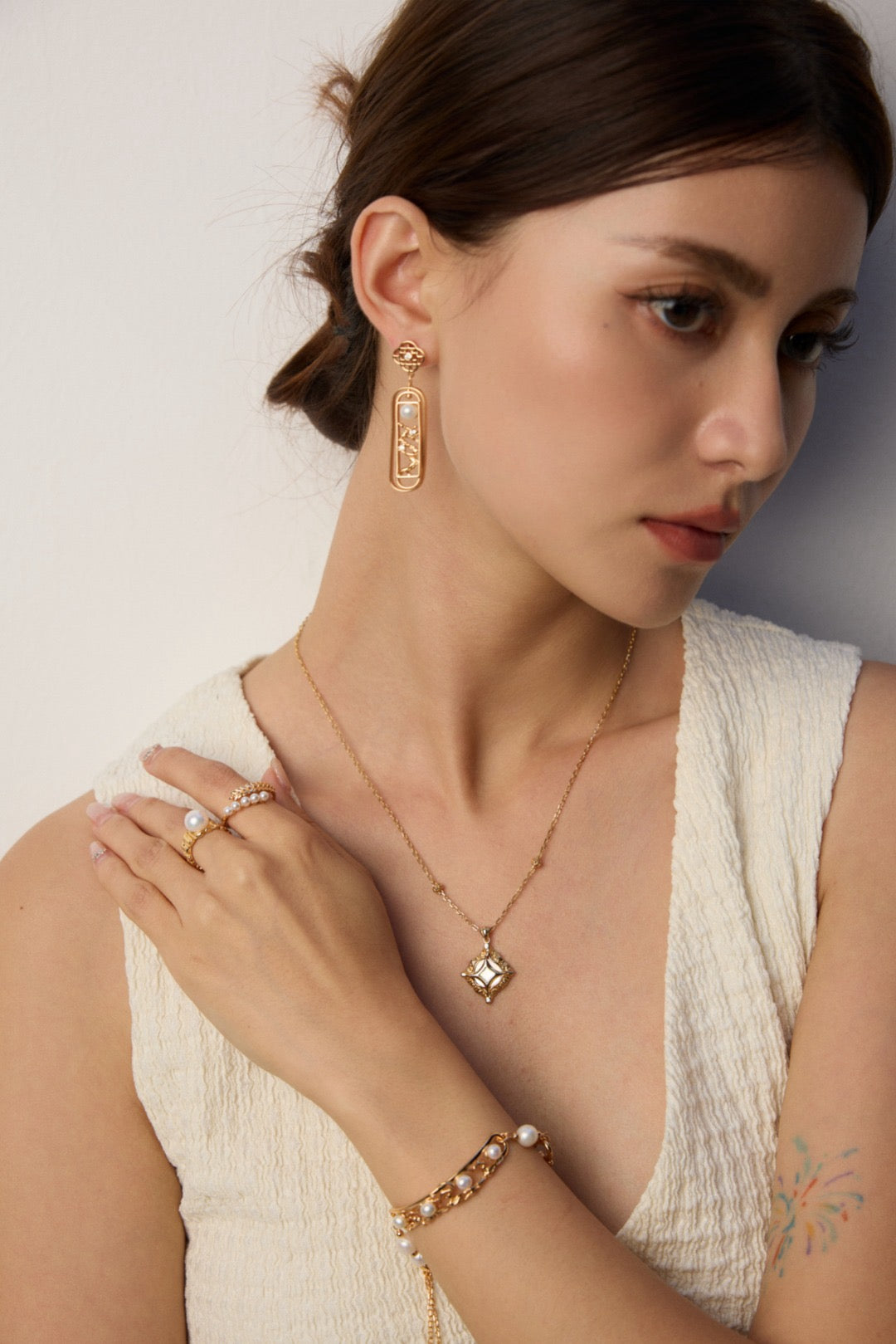 Pearl Harmony Open Ring