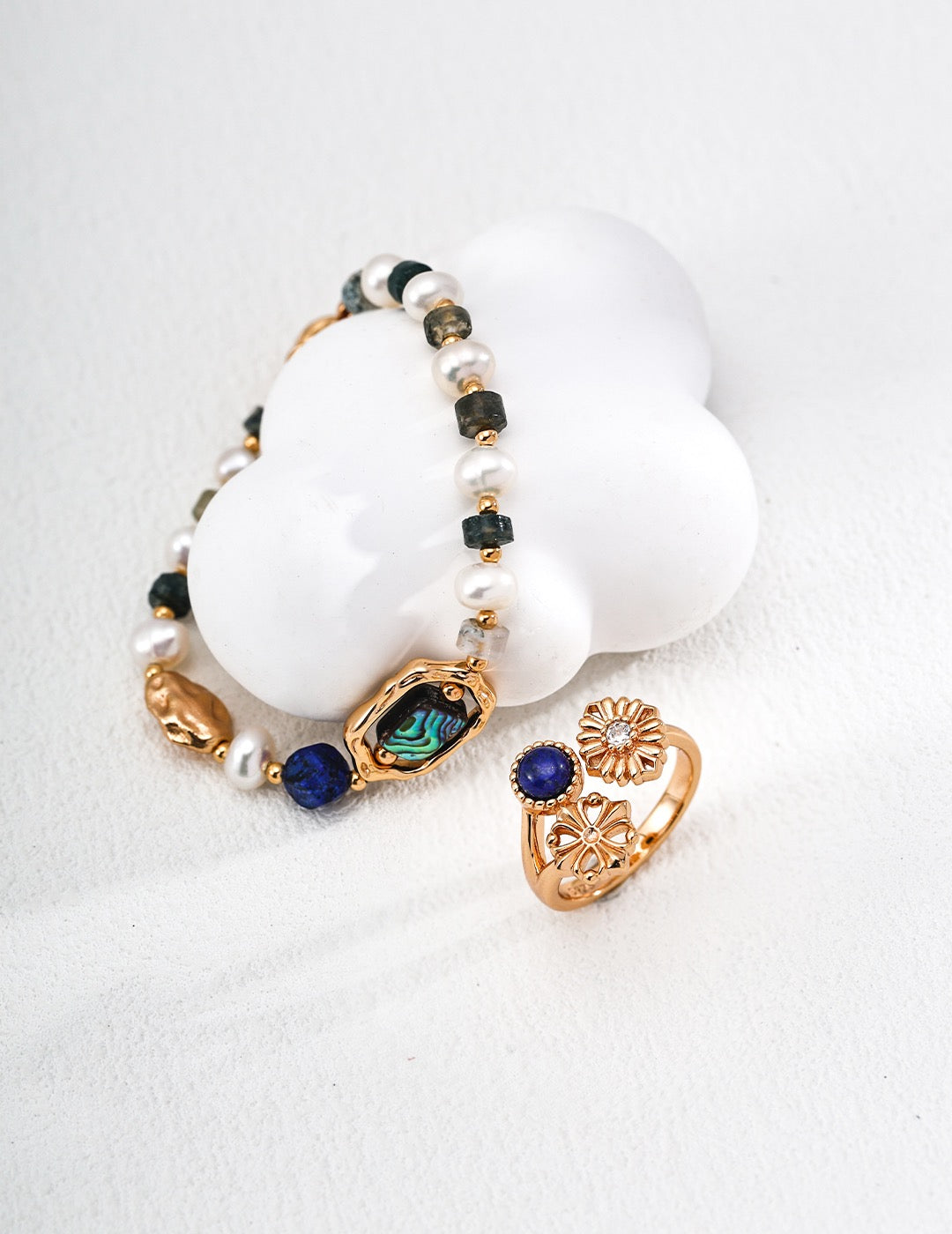 Celestial Daisy Open Ring