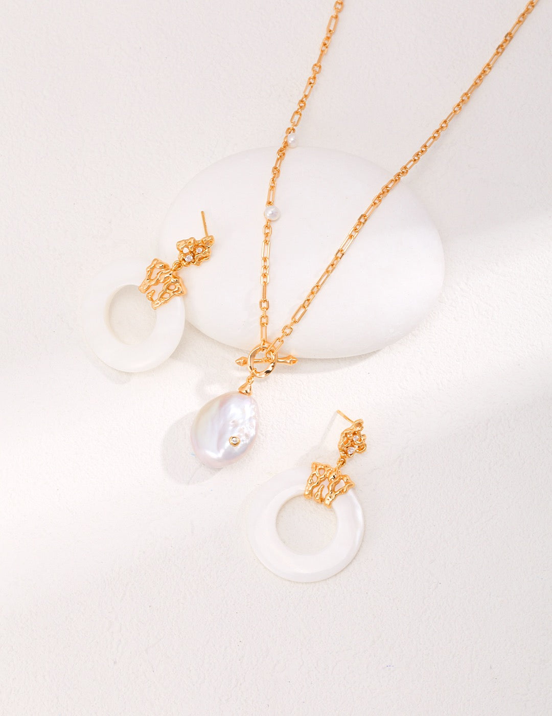 Ethereal Harmony Hoop Earrings