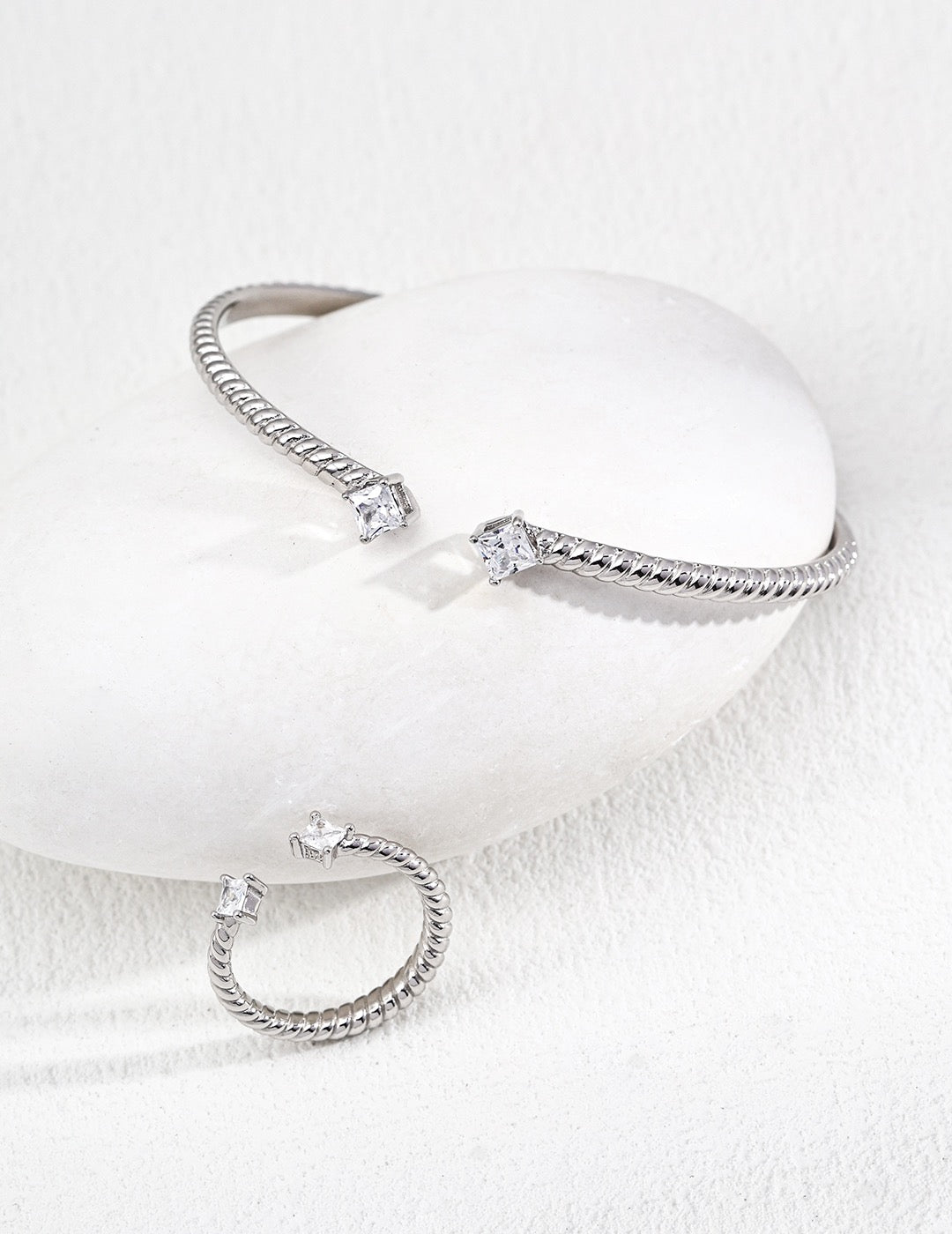 Twilight Twist Open Ring