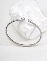 Twilight Twist Open Cuff Bracelet