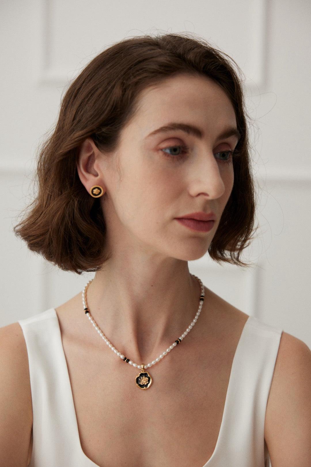 Camellia Earrings - Lia Atelier