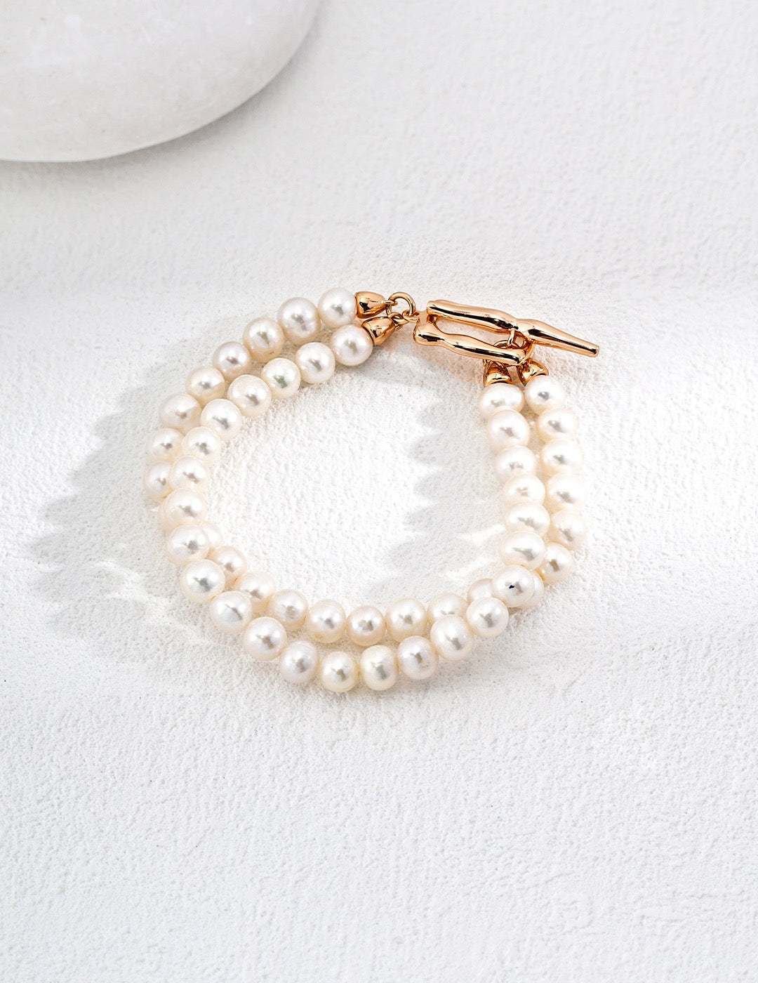 Crescent Pearl Bracelet - Lia Atelier