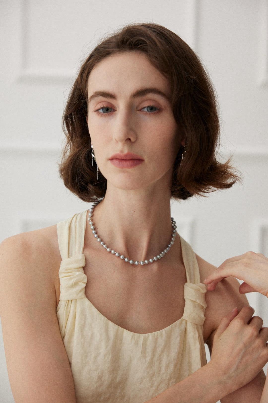 Aisha Pearl Necklace - Lia Atelier