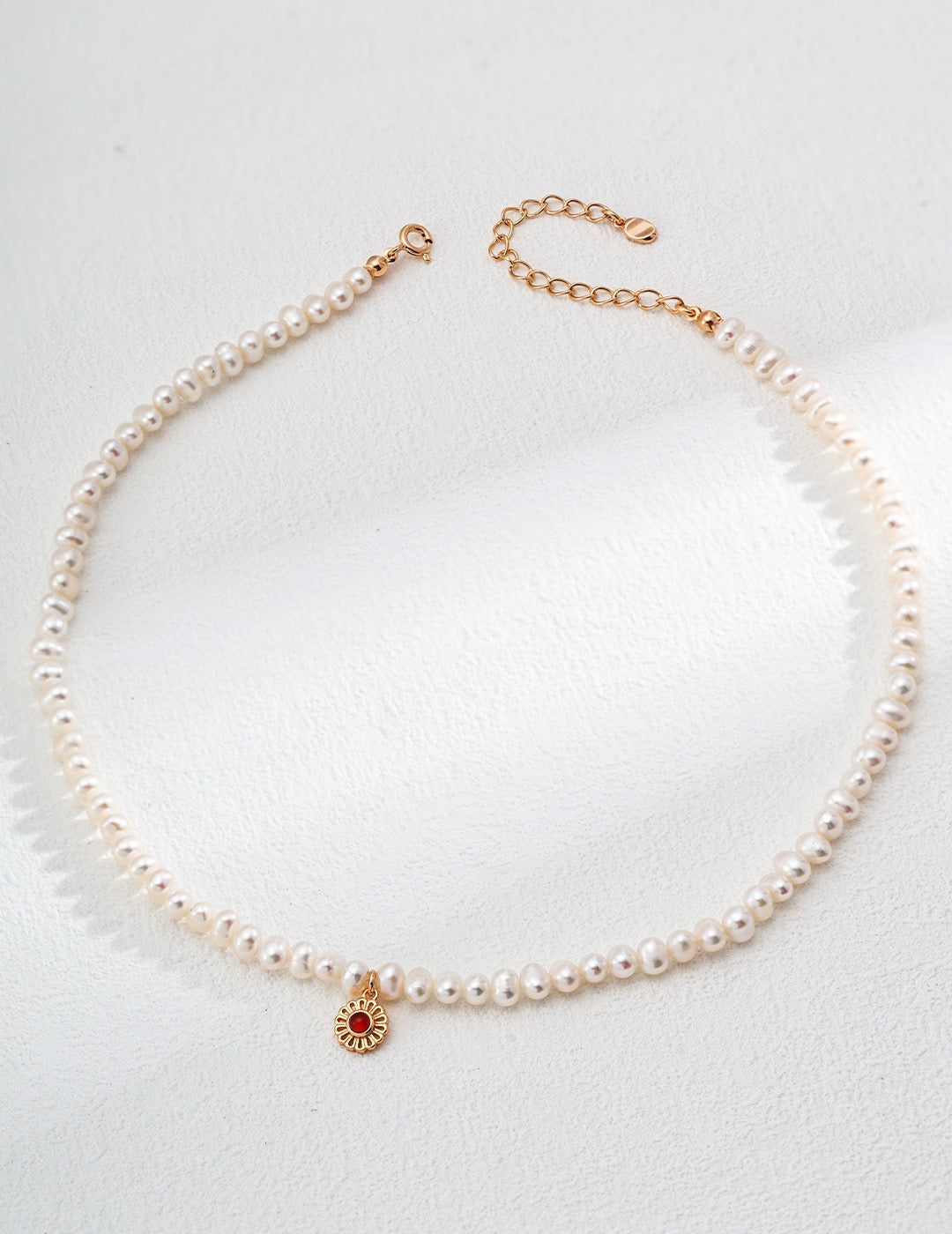 Pearl Agate Sun Medallion Jewelry Set
