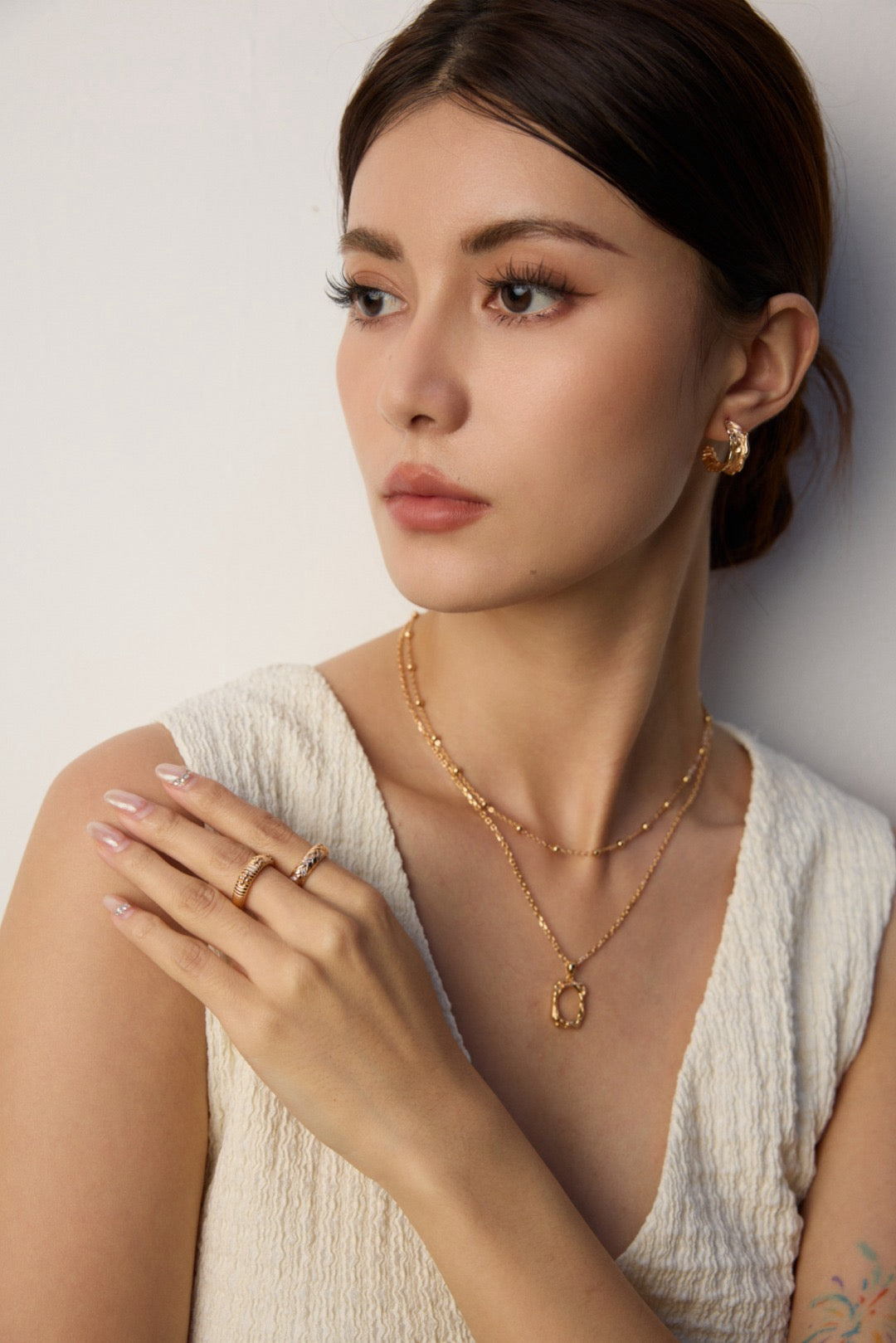Textured Braided Hoop Earrings