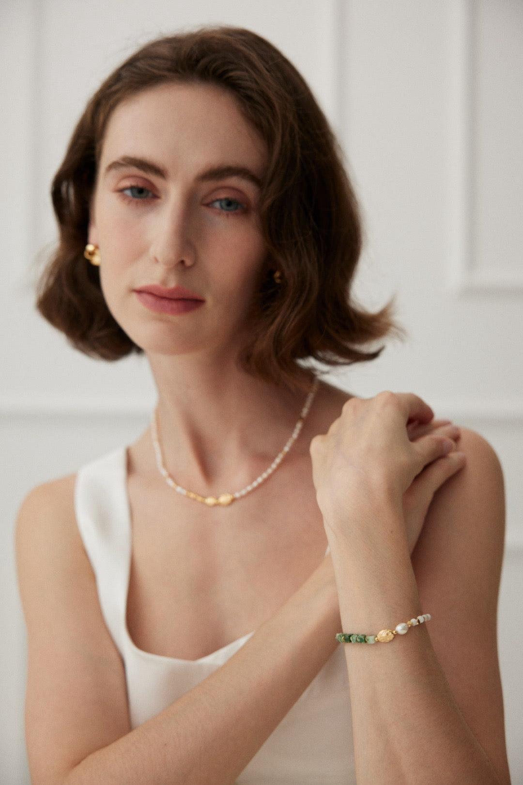 Pearl Shimmer Bracelet - Lia Atelier