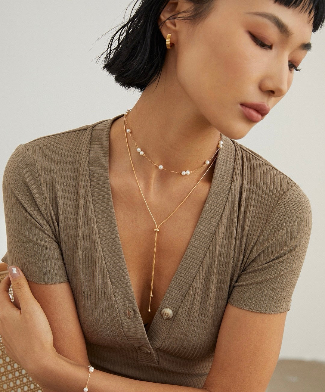 Elena Pearl Necklace