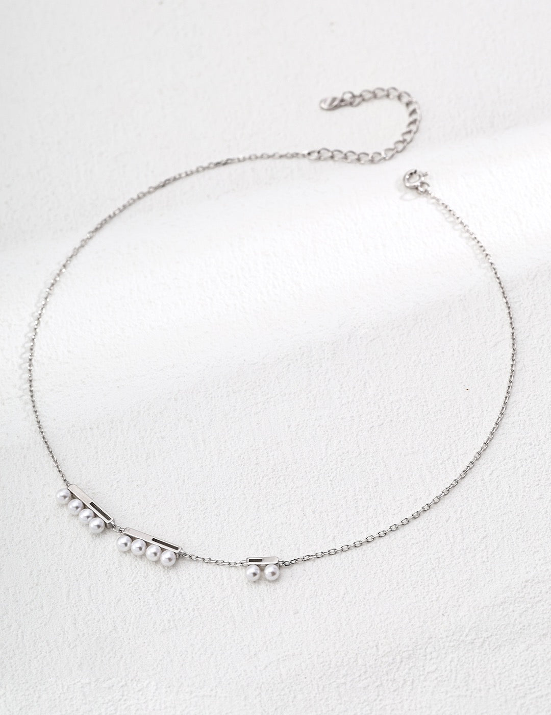 Pearl Delicate Chain Necklac