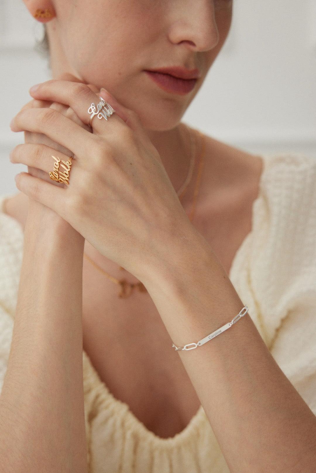 Make It Unique - 18k Gold Customize Bracelet - Lia Atelier