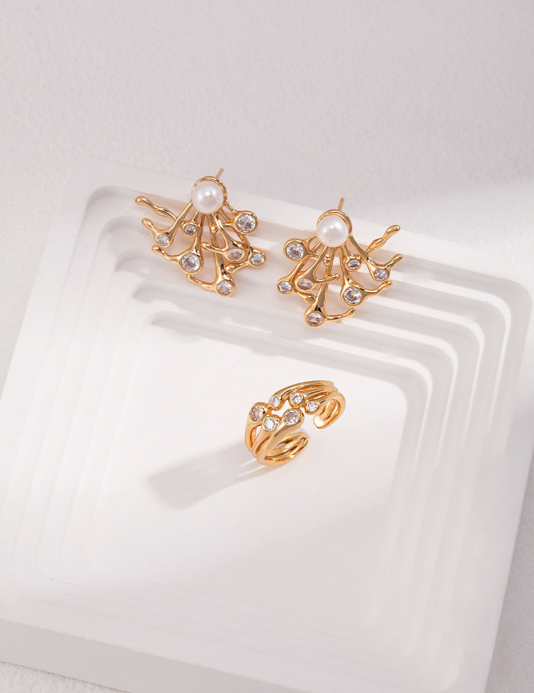 Pearl Branch Earrings