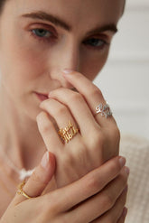 Make It Unique - 18K Gold Customized Ring - Lia Atelier