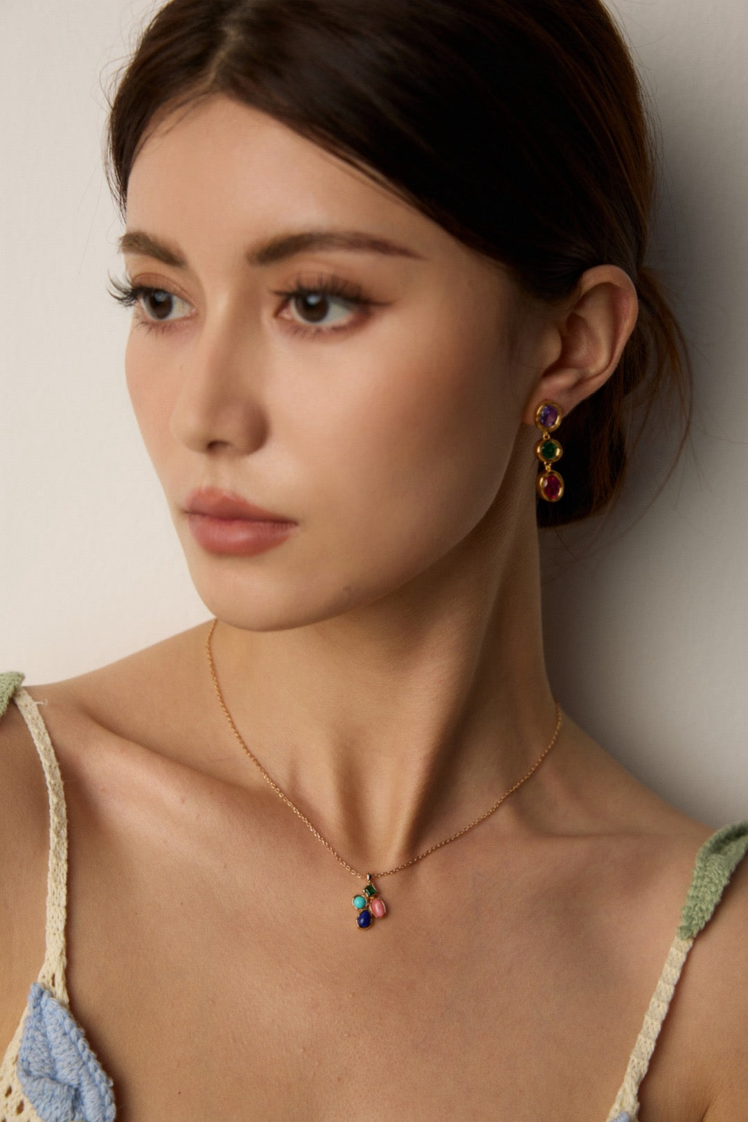 Prism Bloom Pendant Necklace