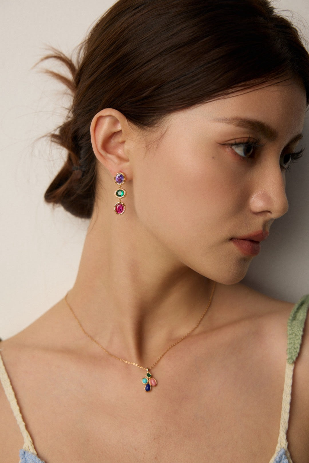 Prism Bloom Pendant Necklace