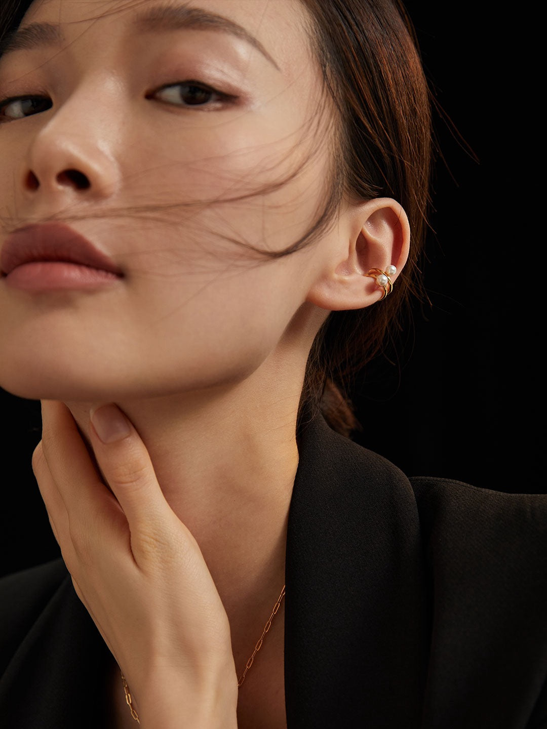 Pearl Ear Cuff (Single Piece) - Lia Atelier