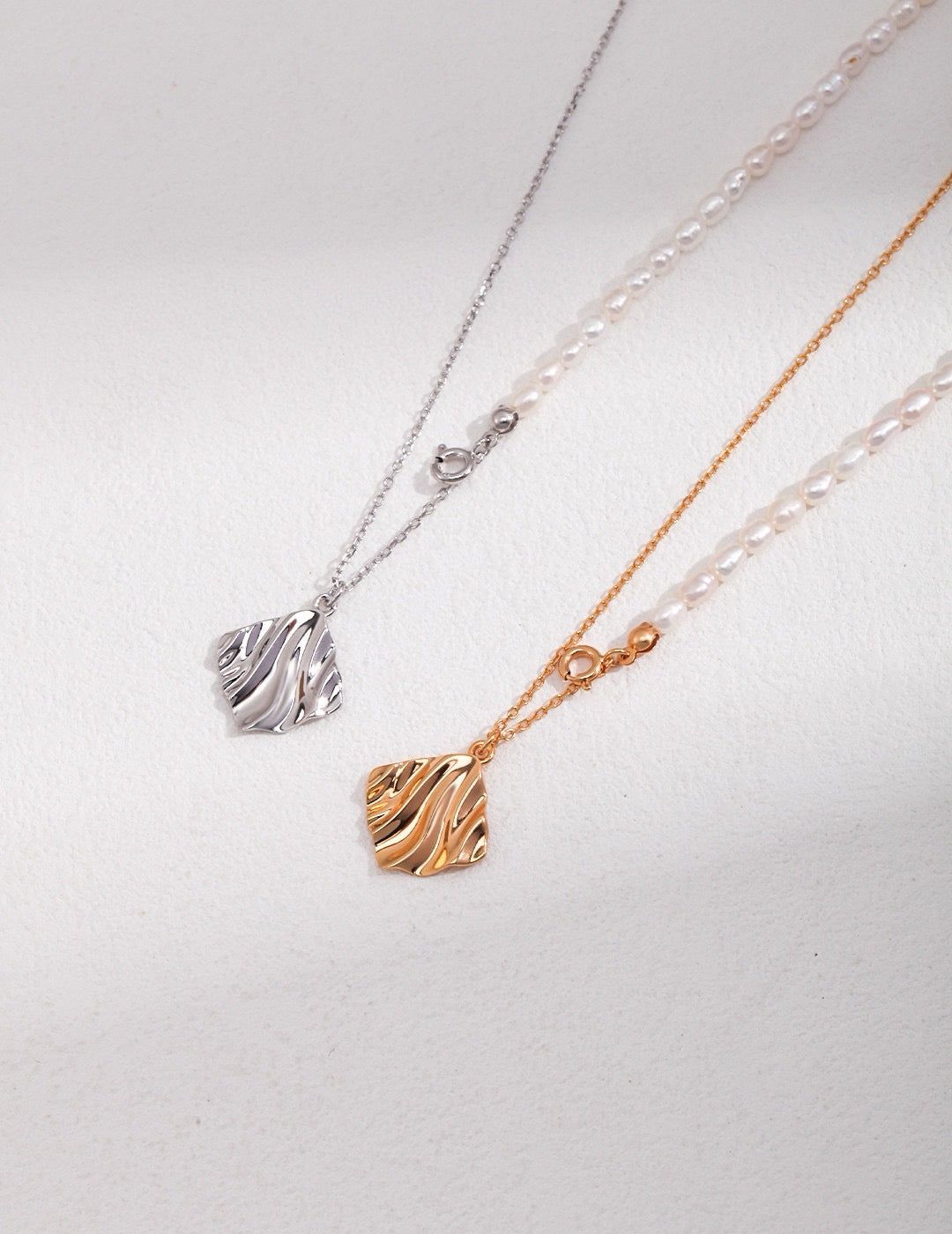 Pearl Layered Pendant Necklace