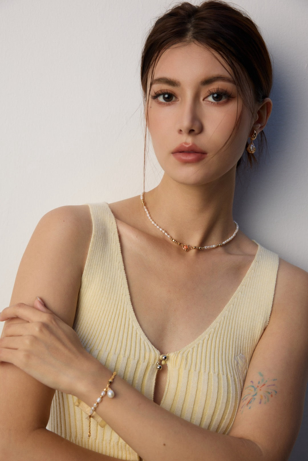 Celestial Harmony Pearl Bracelet - Lumina Collection