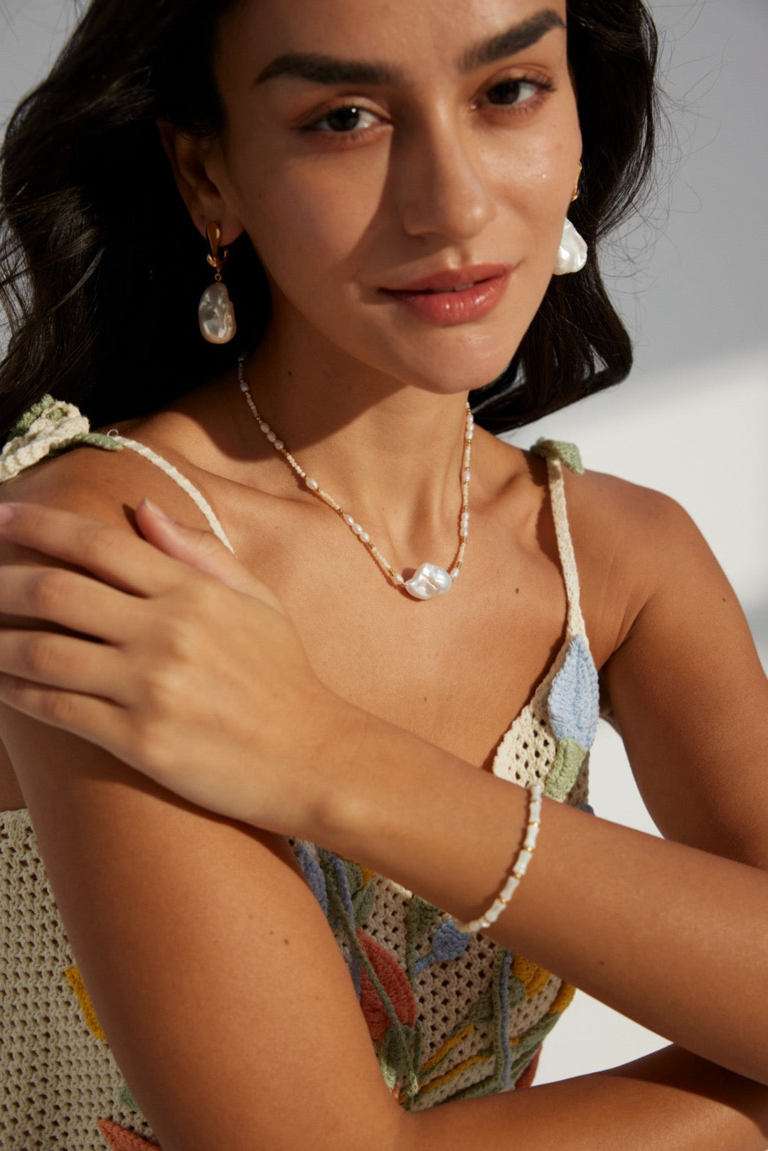 Ocean Drift Baroque Pearl Necklace - Coastal Collection