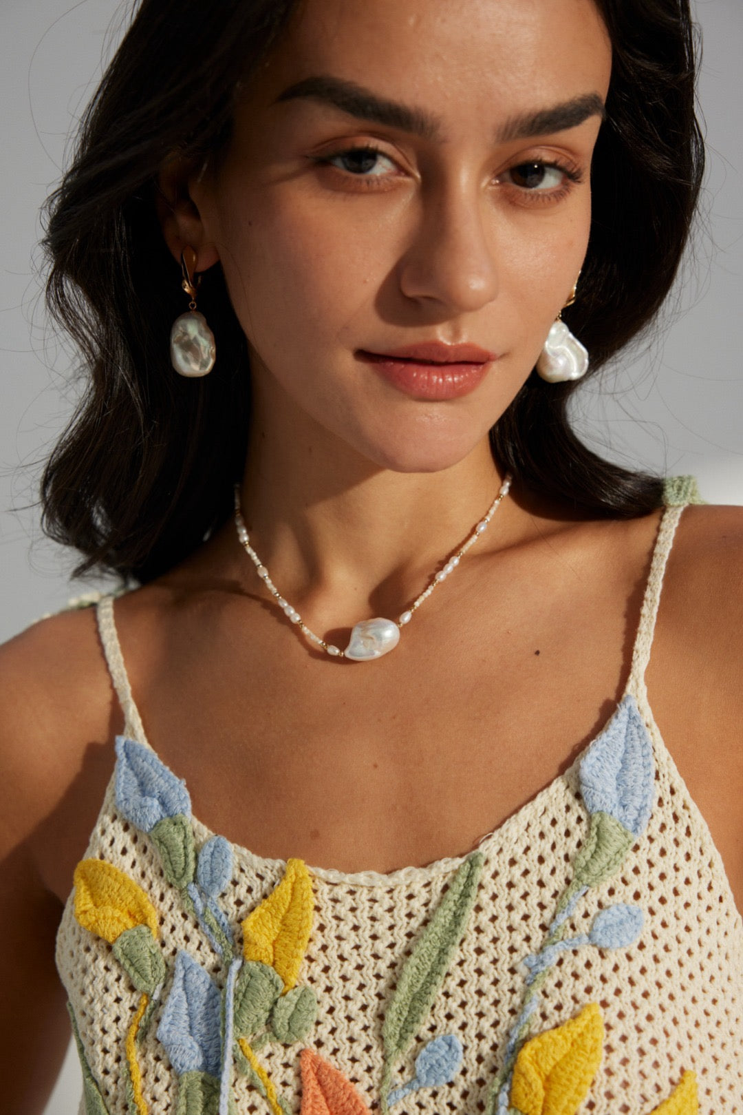 Ocean Drift Baroque Pearl Necklace - Coastal Collection
