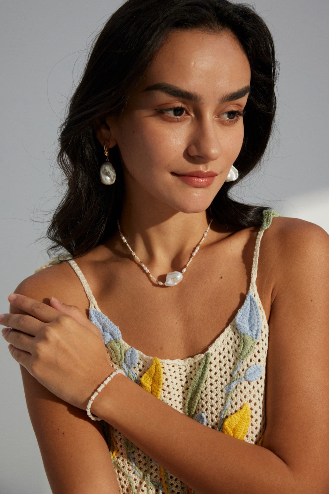 Ocean Drift Baroque Pearl Necklace - Coastal Collection