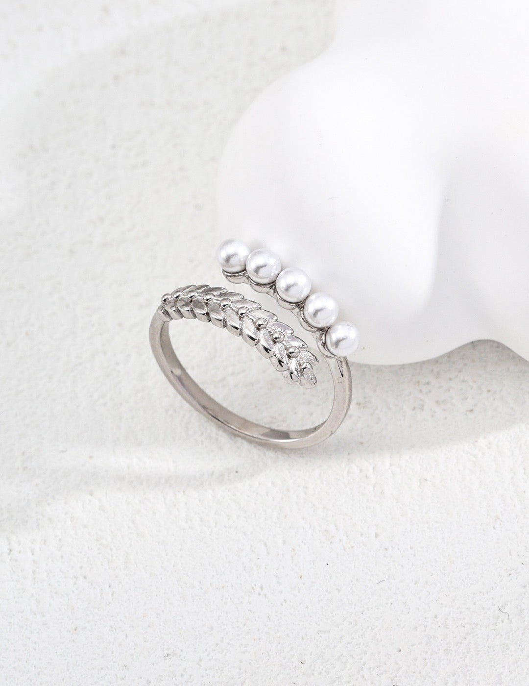 Pearl Harmony Open Ring