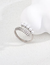 Pearl Harmony Open Ring