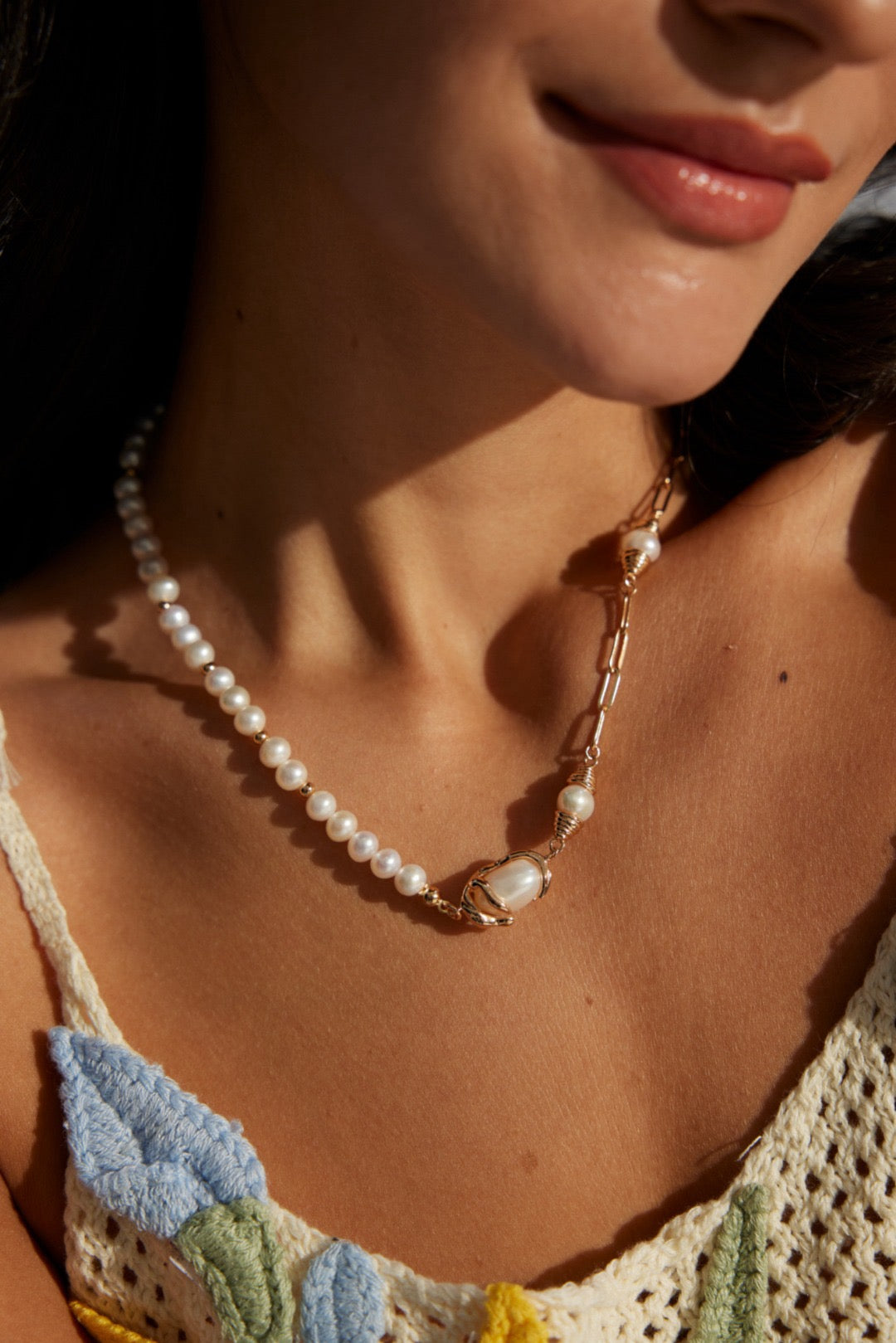 Ethereal Pearl Necklace