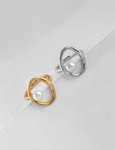 Orbit Pearl Ring