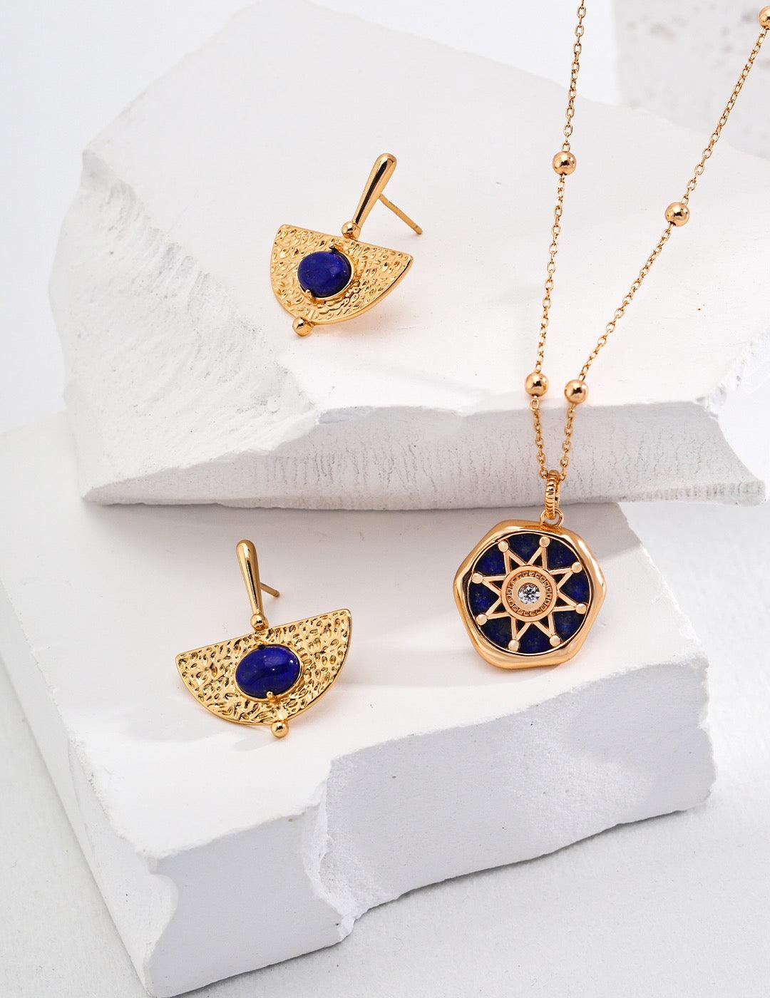 Lapis Lazuli Stellar Necklace - Lia Atelier