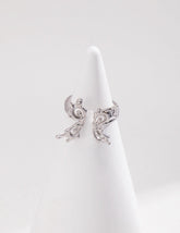 Silver Butterfly Open Ring - Lia Atelier  | Jewelry for Wedding|  Silver Butterfly Adjustable Open Ring| Elegant Open Ring | Fine Jewelry