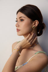 Amber Dusk Necklace & Bracelet Set