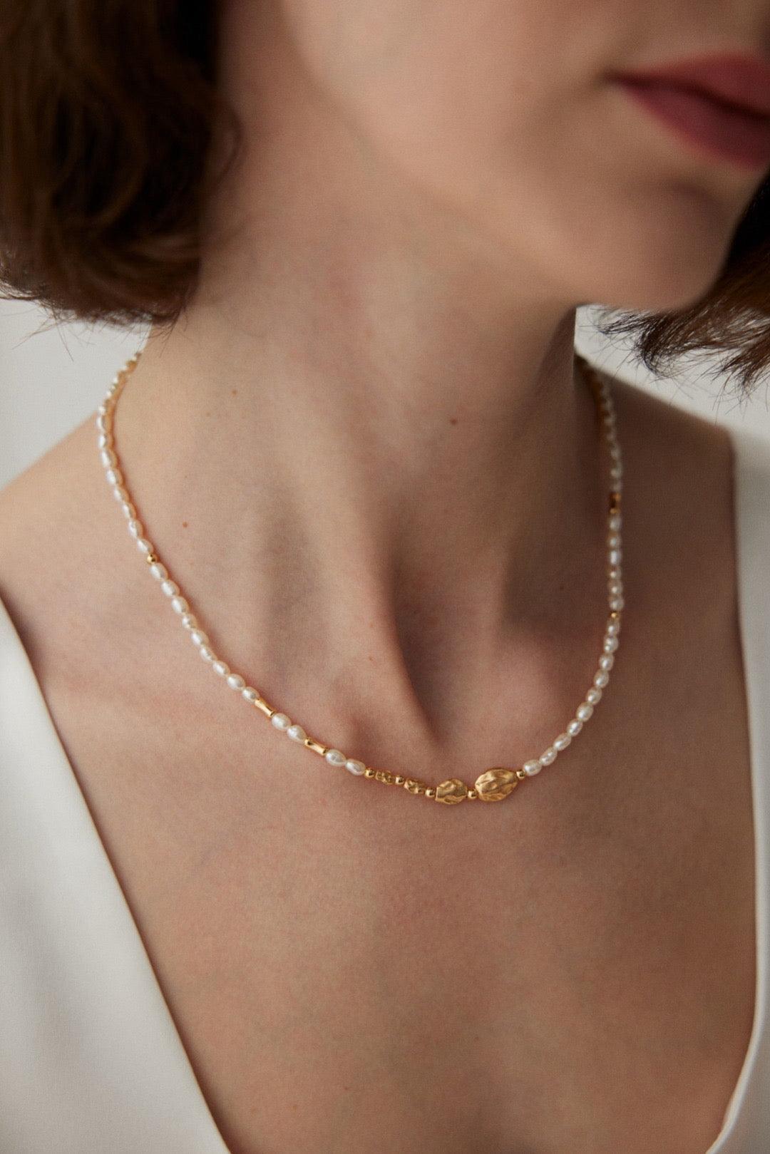 Lorelei Pearl Necklace | Lia Atelier | Premium Quality | Classic |Elegant 