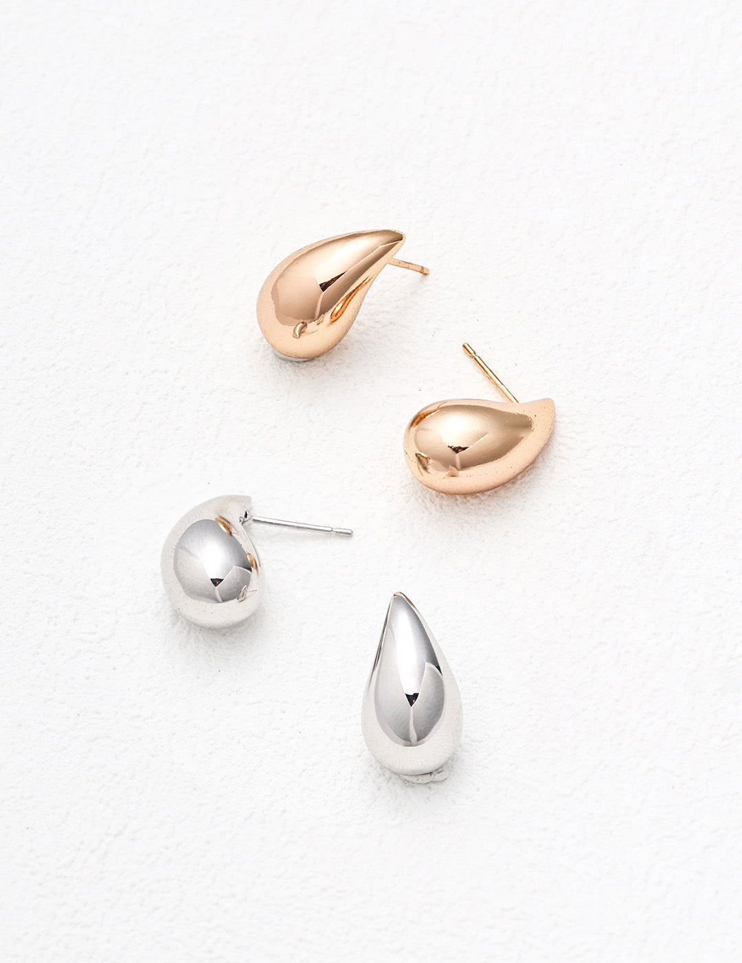 Chunky Dome Stud Earrings