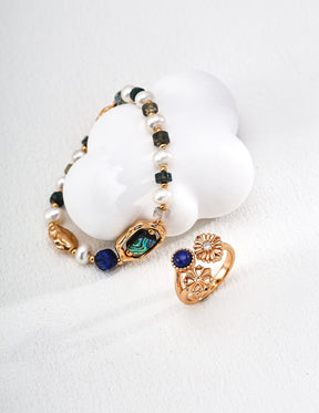 Celestial Daisy Open Ring