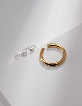 Stacking Open Ring Set