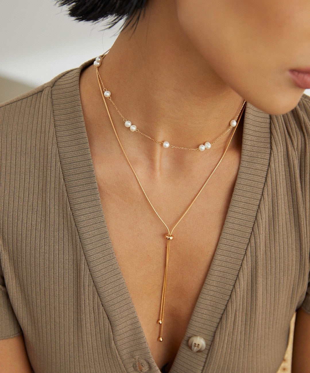 Elena Pearl Necklace