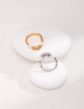 Pearl Open Ring