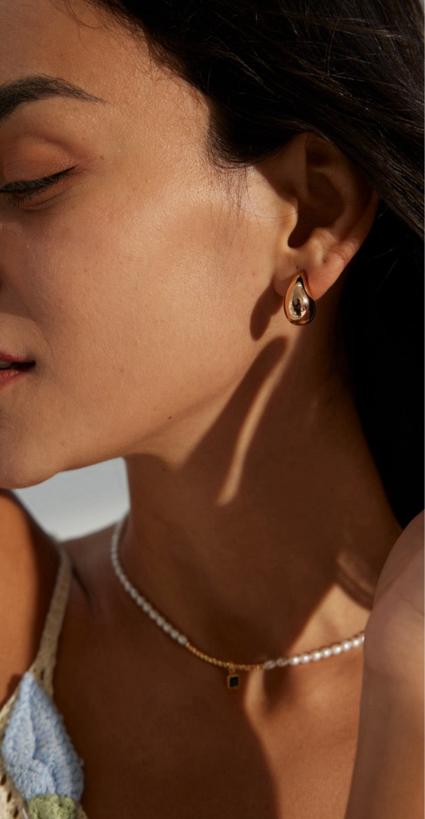 Chunky Dome Stud Earrings