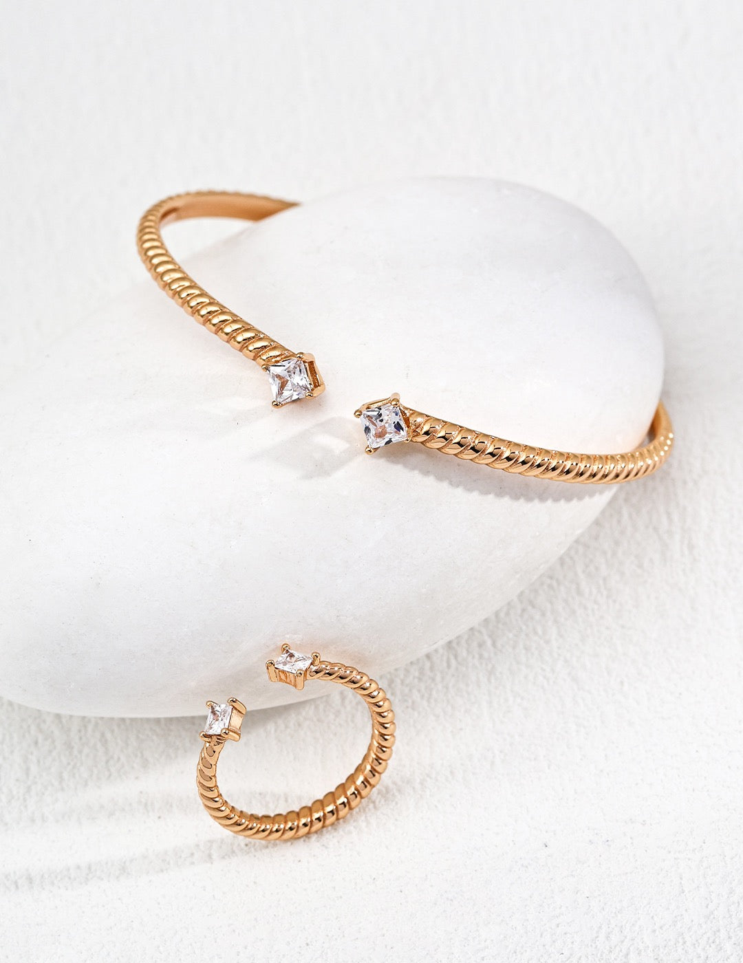 Twilight Twist Open Cuff Bracelet