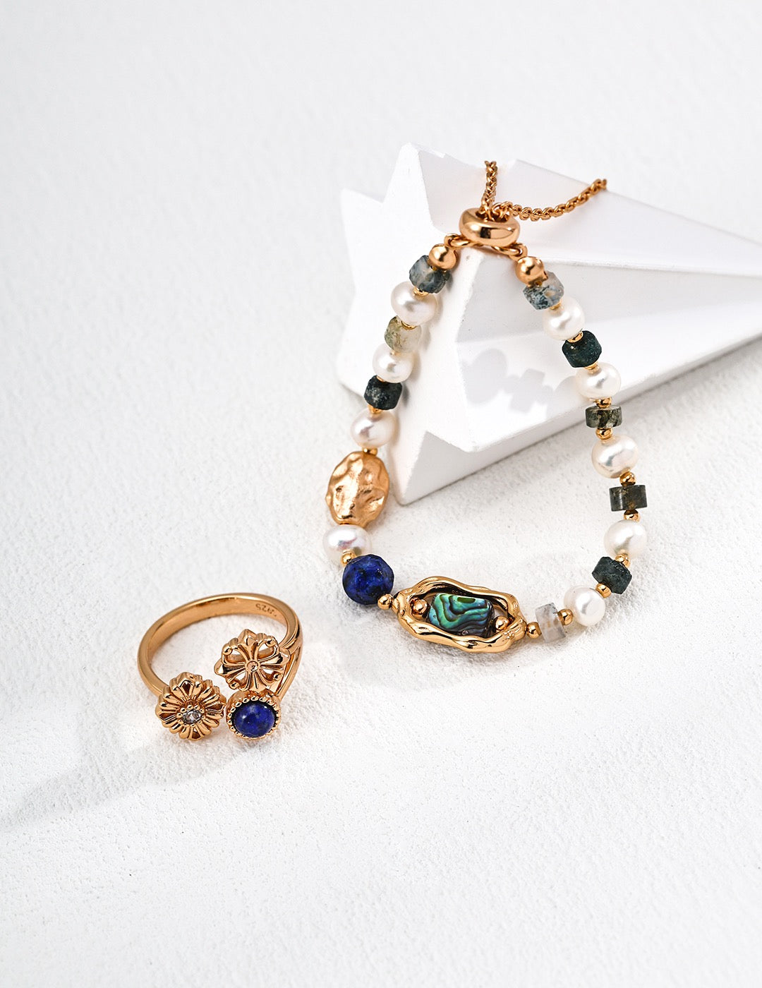 Celestial Daisy Open Ring