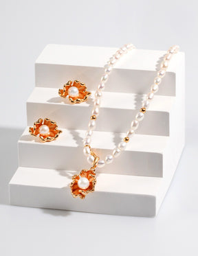 Bloom Pearl Jewelry set
