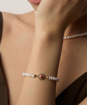 Pearl Agate Sun Medallion Jewelry Set