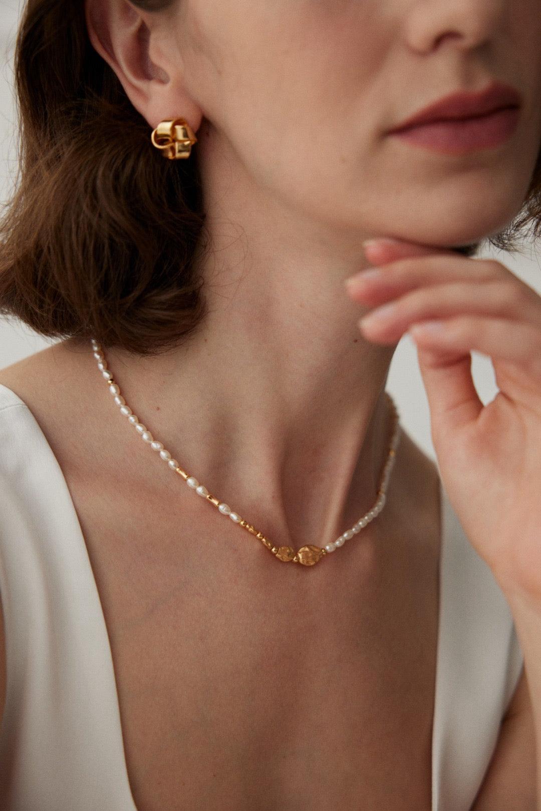 Lorelei Pearl Necklace | Lia Atelier | Premium Quality | Classic |Elegant 