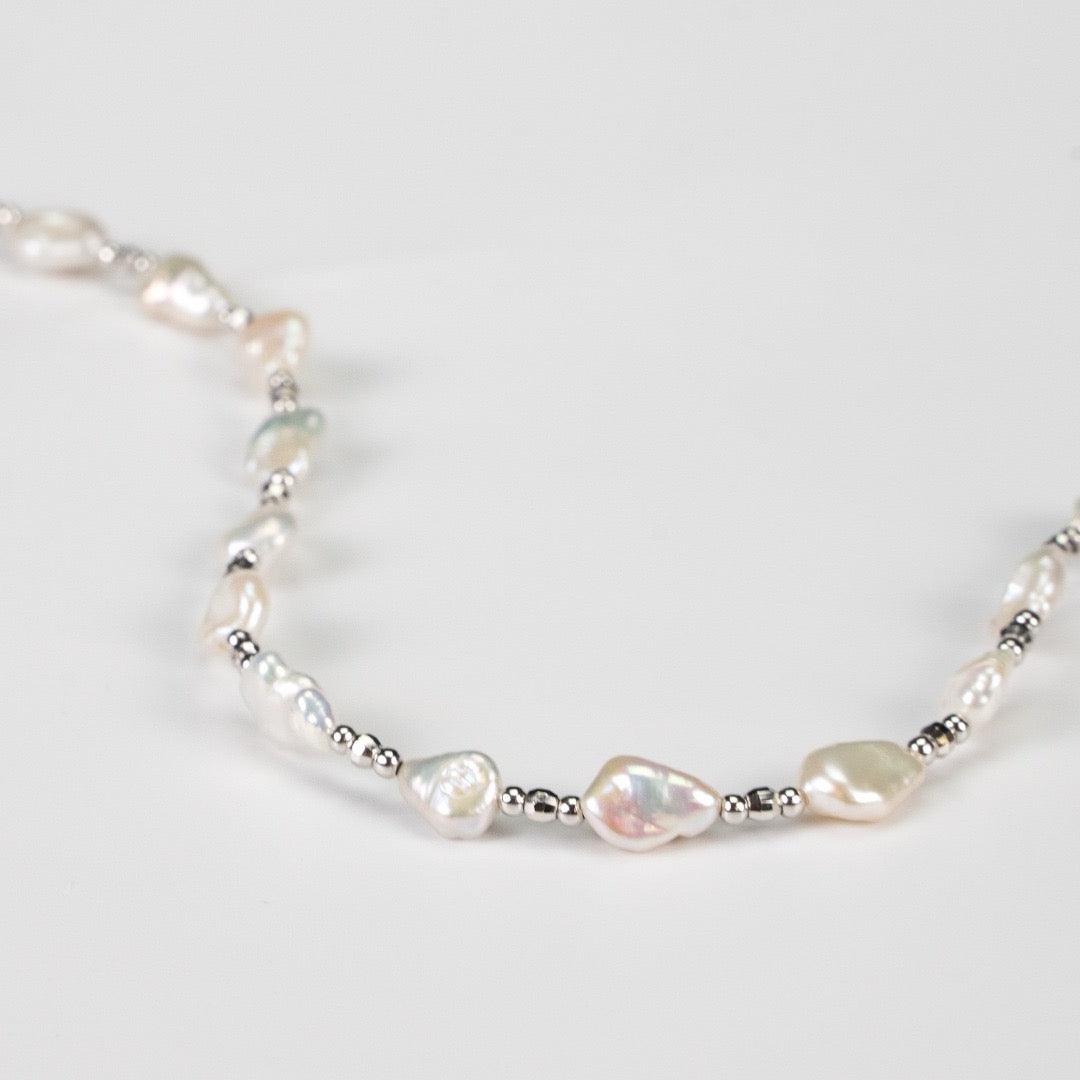 Moonlight Baroque Pearl Necklace - Lia Atelier