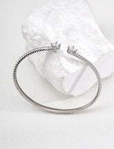 Twilight Twist Open Cuff Bracelet