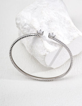 Twilight Twist Open Cuff Bracelet