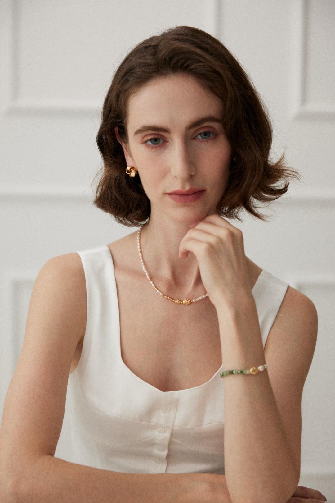 Lorelei Pearl Necklace | Lia Atelier | Premium Quality | Classic |Elegant 