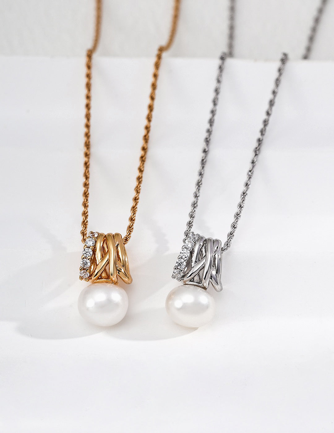 Twisted Pearl Elegance Jewelry Set - Luxe Rope Collection